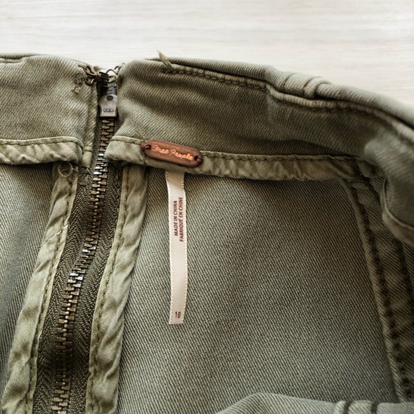 Free People modern femme skirt green 10 - Picture 3 of 4